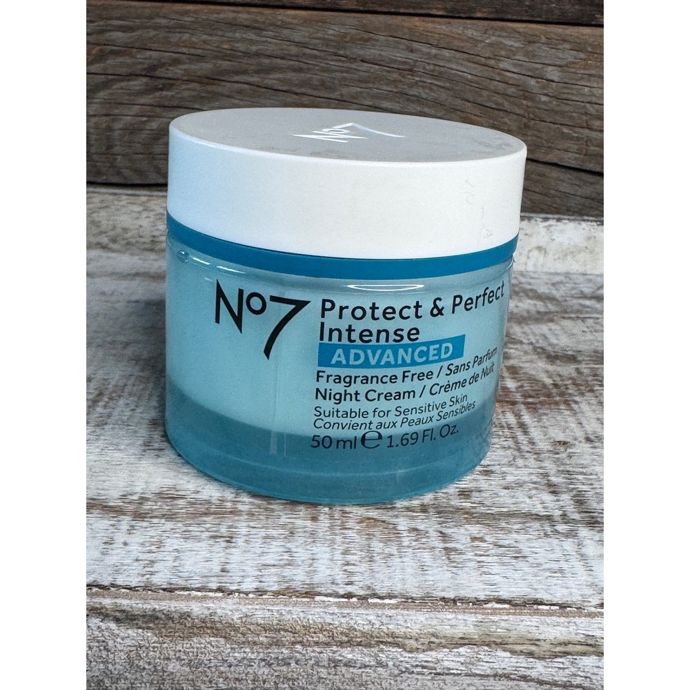 No7 Protect & Perfect Intense Advanced Night Cream 50ml NWOB MSRP $30